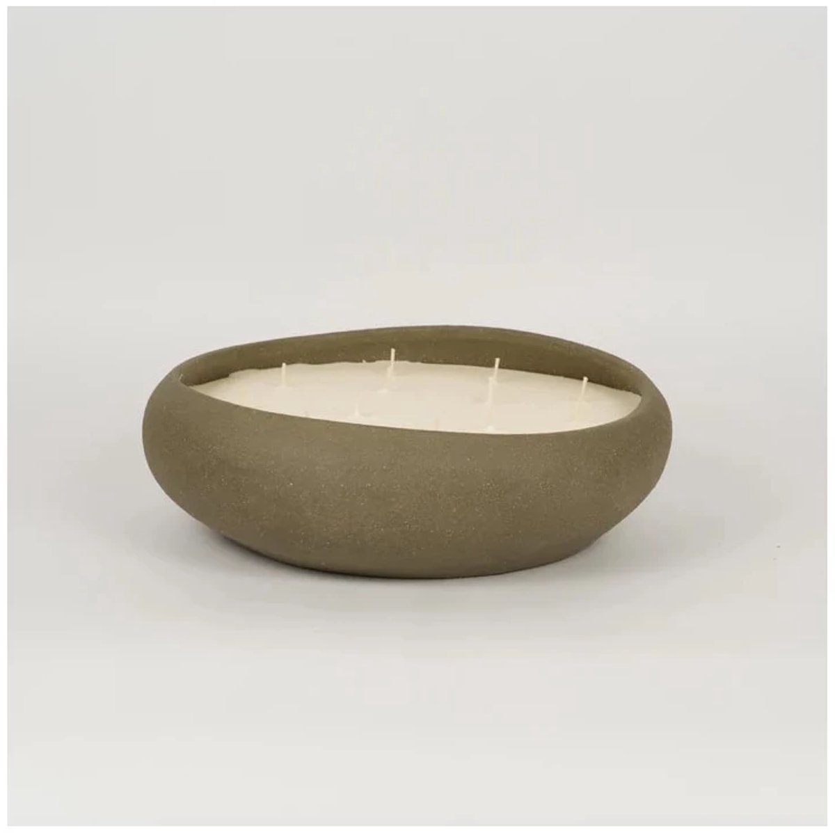 Mon Dada Doteki large indoor geurkaars moss - down to earth groen