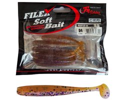 Softbait 'FELIX' 04 - 5 stuks - 9.0cm - Shad/Soft Bait - Kunstaas Shads voor Roofvissen