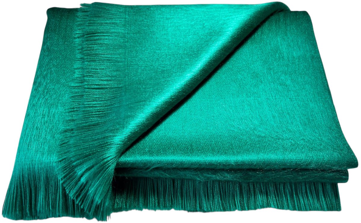 Alpaca D'Luxe Sjaal - Hypoallergeen - Smaragd - Sjaal van alpacawol - Zacht en van Kwaliteit - Luxe cadeau - Scarf - Duurzaam - Sjaals Dames - Sjaals Heren - Gift - Elegant - Shawls - Sustainable - Comfortabel - Zacht en Warm - Hoogwaardige kwaliteit