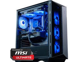 FlowUP x Powered By MSI - Don Kaaklijn - De Enge Game Gaming PC 2 - AMD Ryzen 5 7500X3D - RTX 5070 - 32GB DDR5 - 1 TB SSD - Waterkoeling