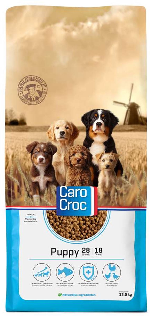 CaroCroc CaroCroc Puppy 12,5kg en 3kg [28/18] met premium snack