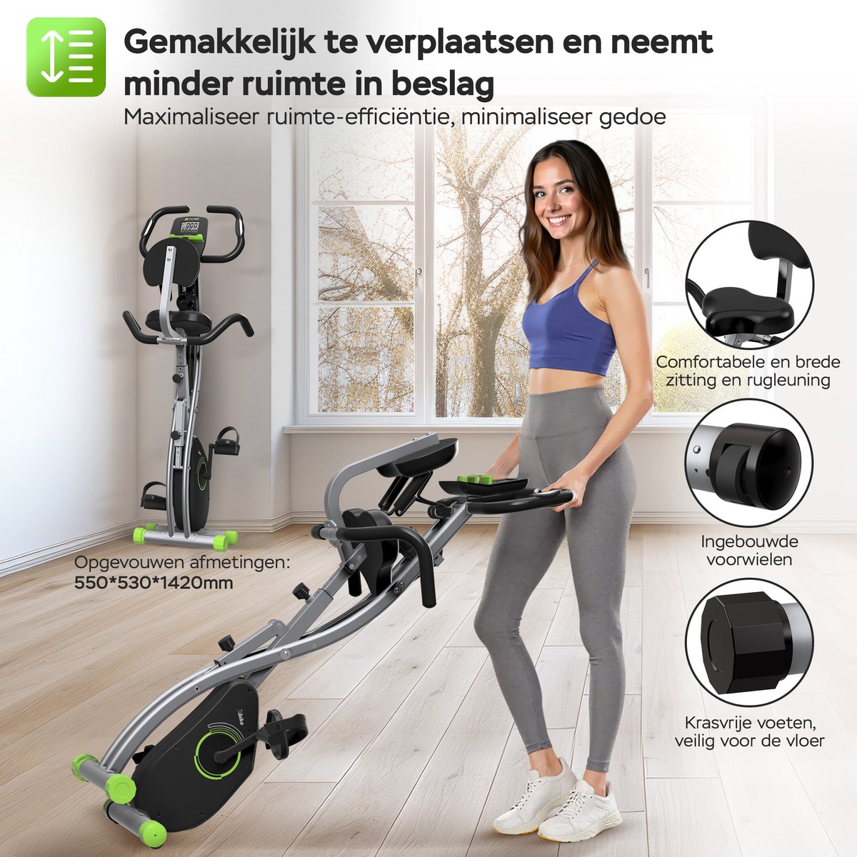 SportTronic X6 Hometrainer - Inklapbare - afbeelding 3