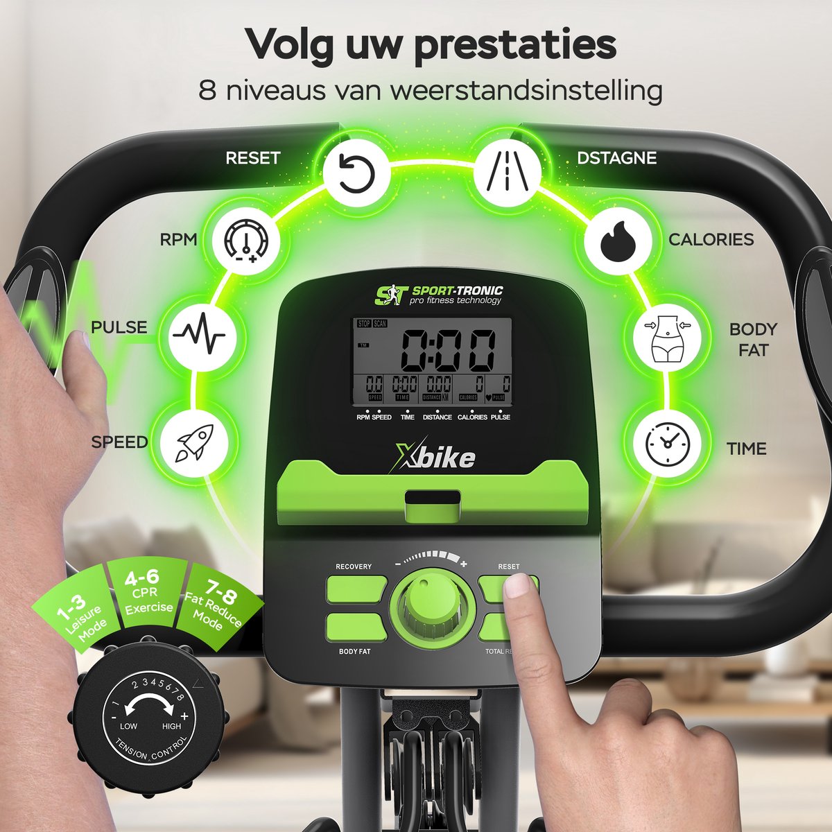 SportTronic X6 Hometrainer - Inklapbare - afbeelding 2