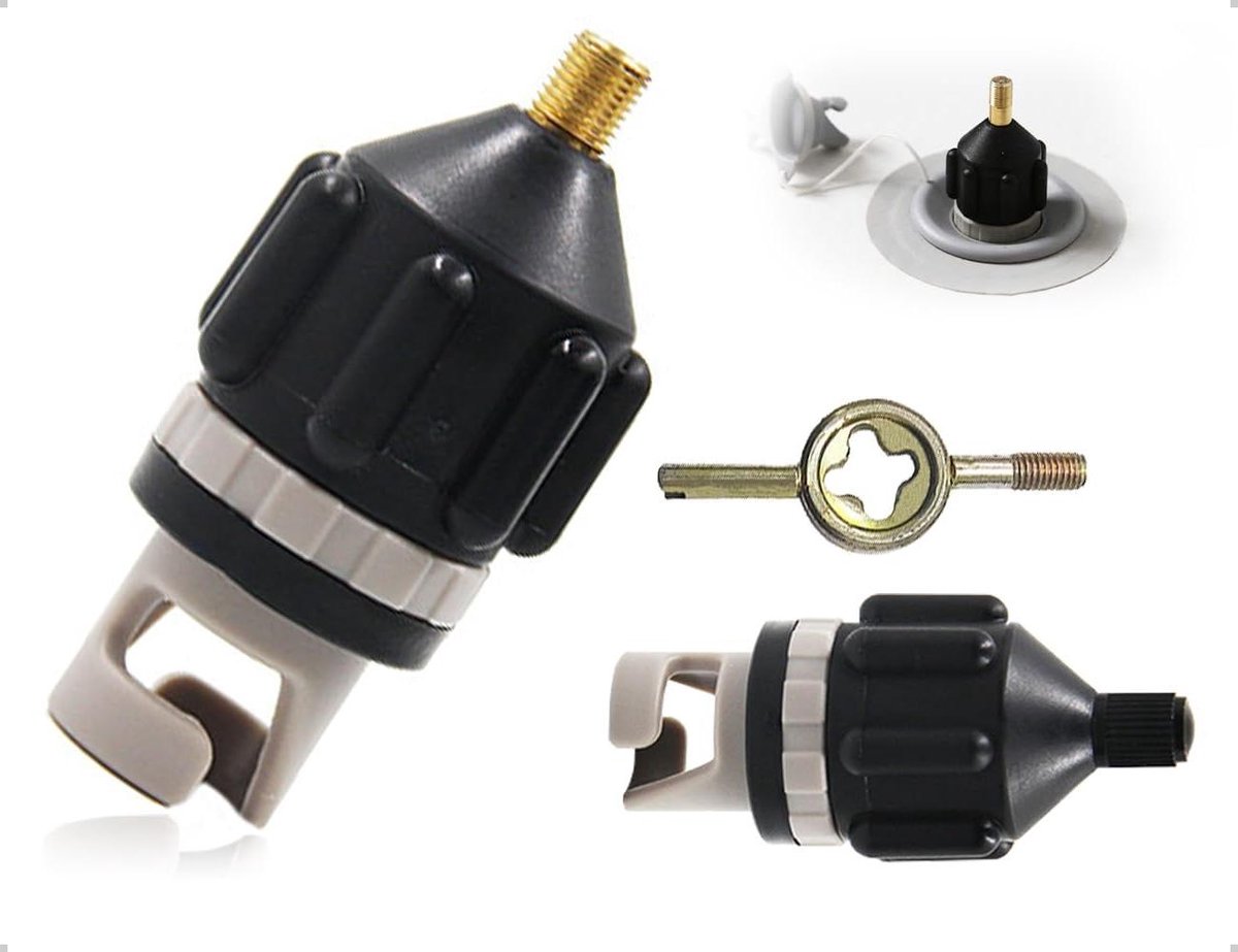 EGoods - Ventieladapter voor luchtpomp, opblaasbare compressoraccessoires voor kajak, opblaasboot en peddelboard.