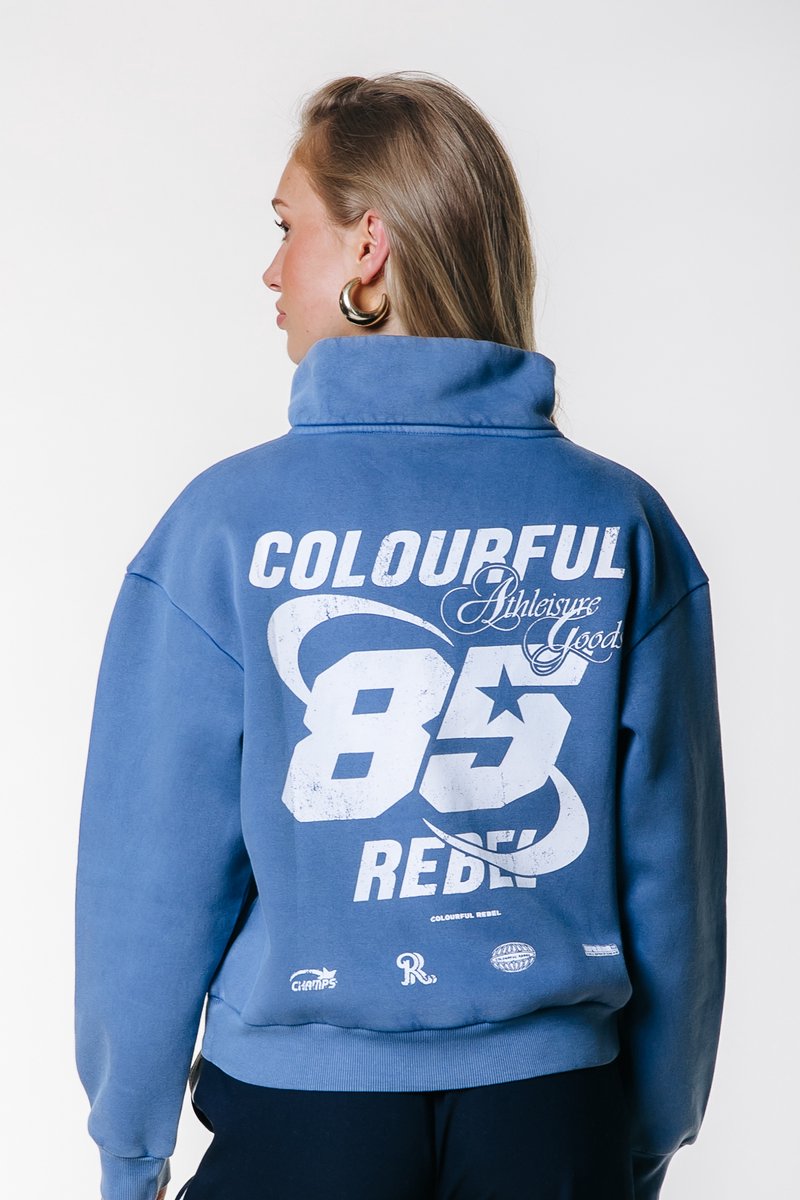 Colourful Rebel CR 85 Washed Zip Sweat- M