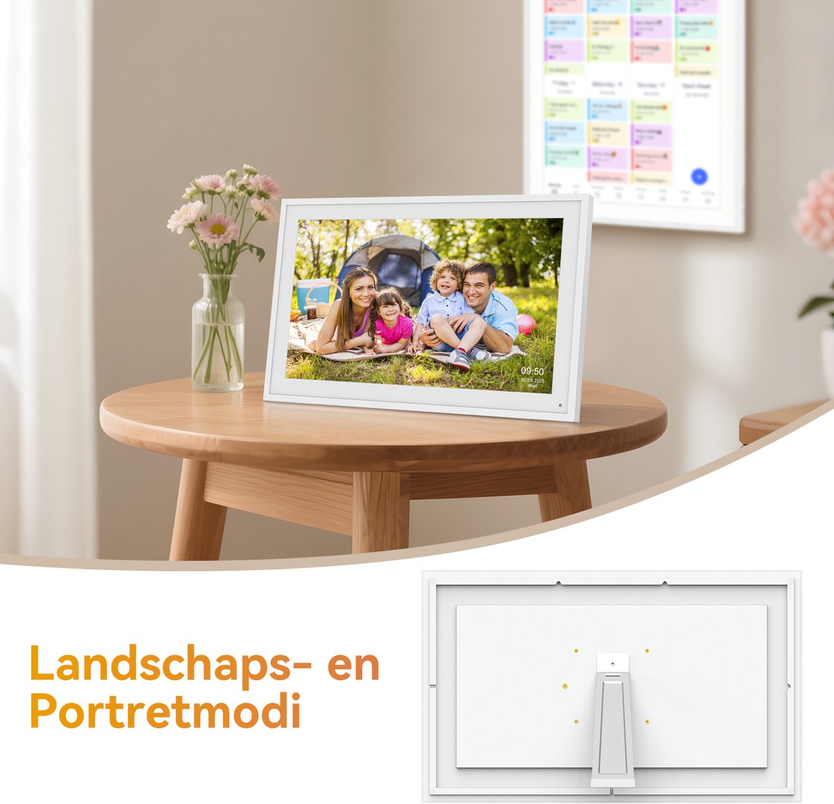 Blackview TABWEE P15 Digitale Fotolijst met WIFI en Takenlijst thumbnail 4