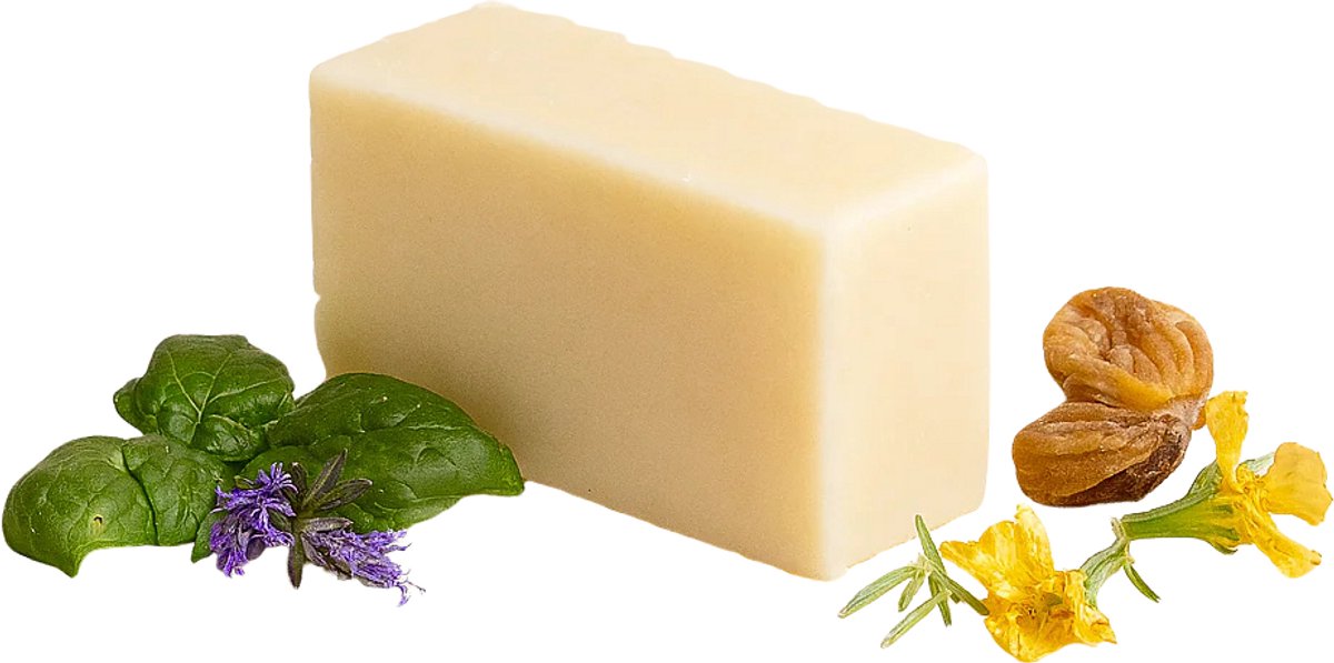 RNC. – Kamelenmelk Zeep Bar (130 g) – Natuurlijke Hydraterende Zeep met Kruiden & Essentiële Oliën – Voedend, Anti-Aging & Herstellend – Voor Droge, Gevoelige of Probleemhuid