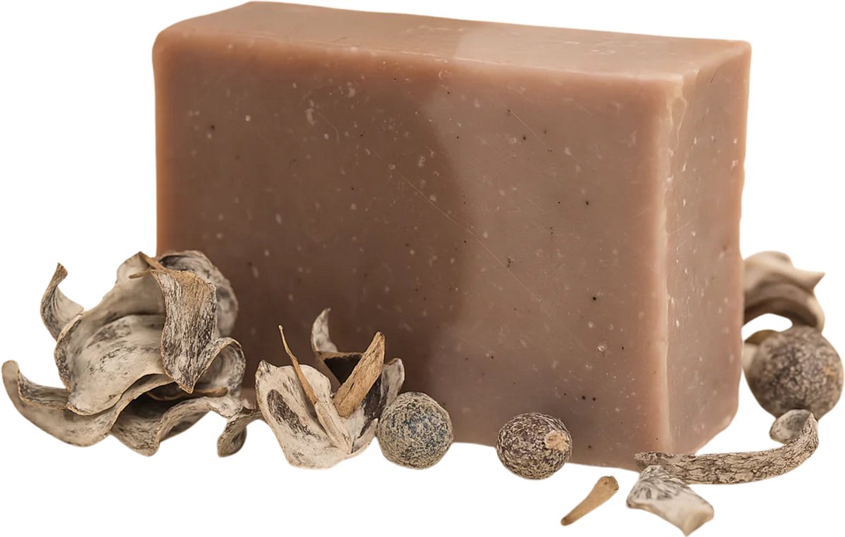 RNCosmetics – Sandelhout Zeep – Kalmerende, Zuiverende & Voedende Ambachtelijke Zeep met Sandelhoutolie voor Droge, Onzuivere & Acnegevoelige Huid – Natuurlijke Scheer- & Bodyzeep met Mannelijke Geur
