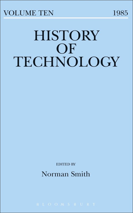 History of Technology - History of Technology Volume 10 - cover