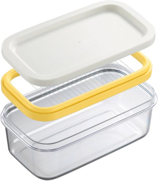 Lacor - 62899 botervloot, botervloot van polypropyleen met deksel van rubberhout, geribbeld oppervlak, afmetingen 16,5 x 11,5 x 6 cm, grafiet
