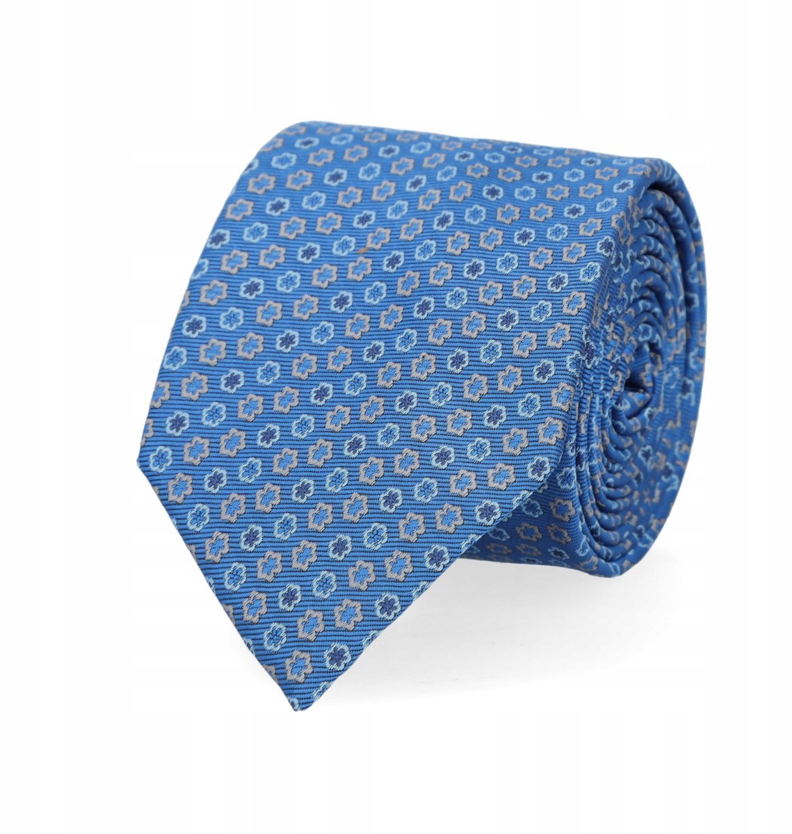 Blauwe Stijlvolle Strik met Patroon - Heren Accessoire