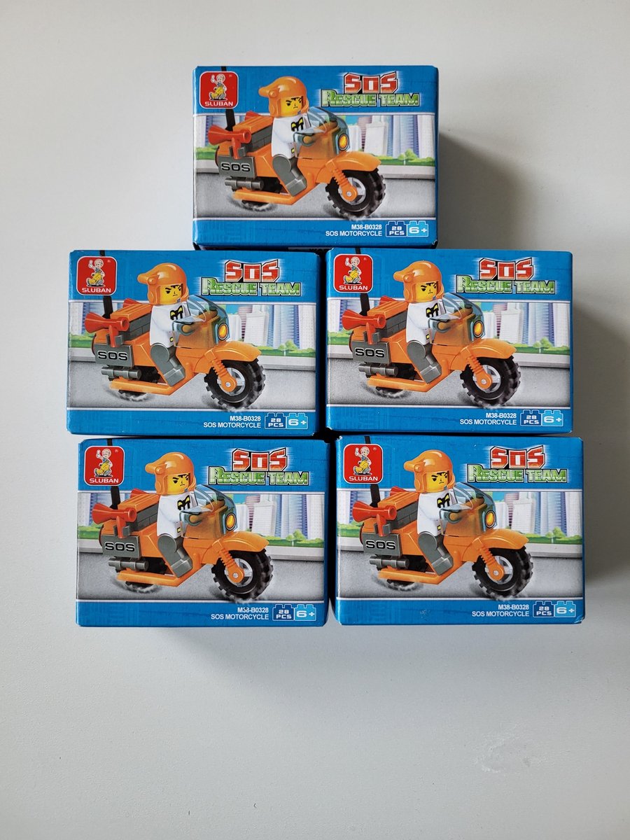 Sluban B0328 Reddingsmotor 5 stuks