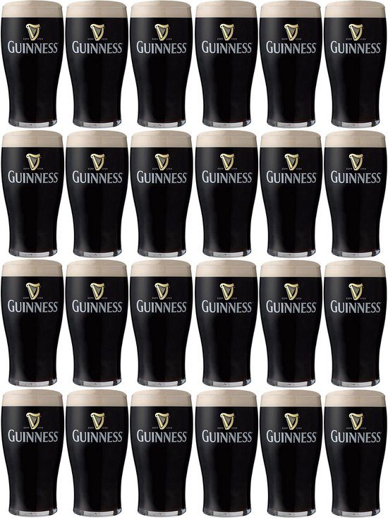 Guinness Imperial Stout Bierglazen - 24 stuks - Pint