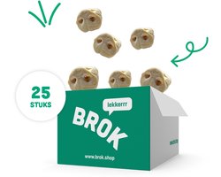 BROK Natuurlijke Hondensnacks – Gepofte Varkensneuzen Met Honing – Gezonde Kauwsnacks Voor Honden – 100% Natuurlijk