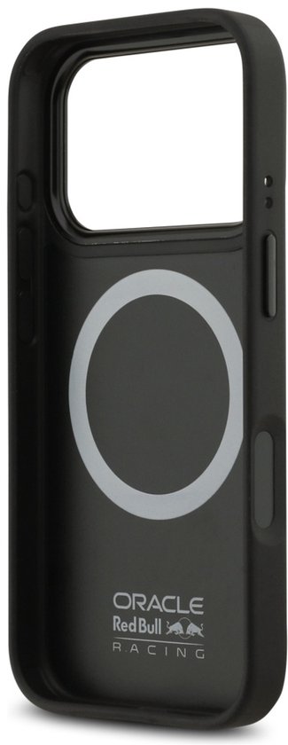 Coque arrière Red Bull Racing pour iPhone 17 Pro - MagSafe - Cuir PU maillé - Bleu marine
