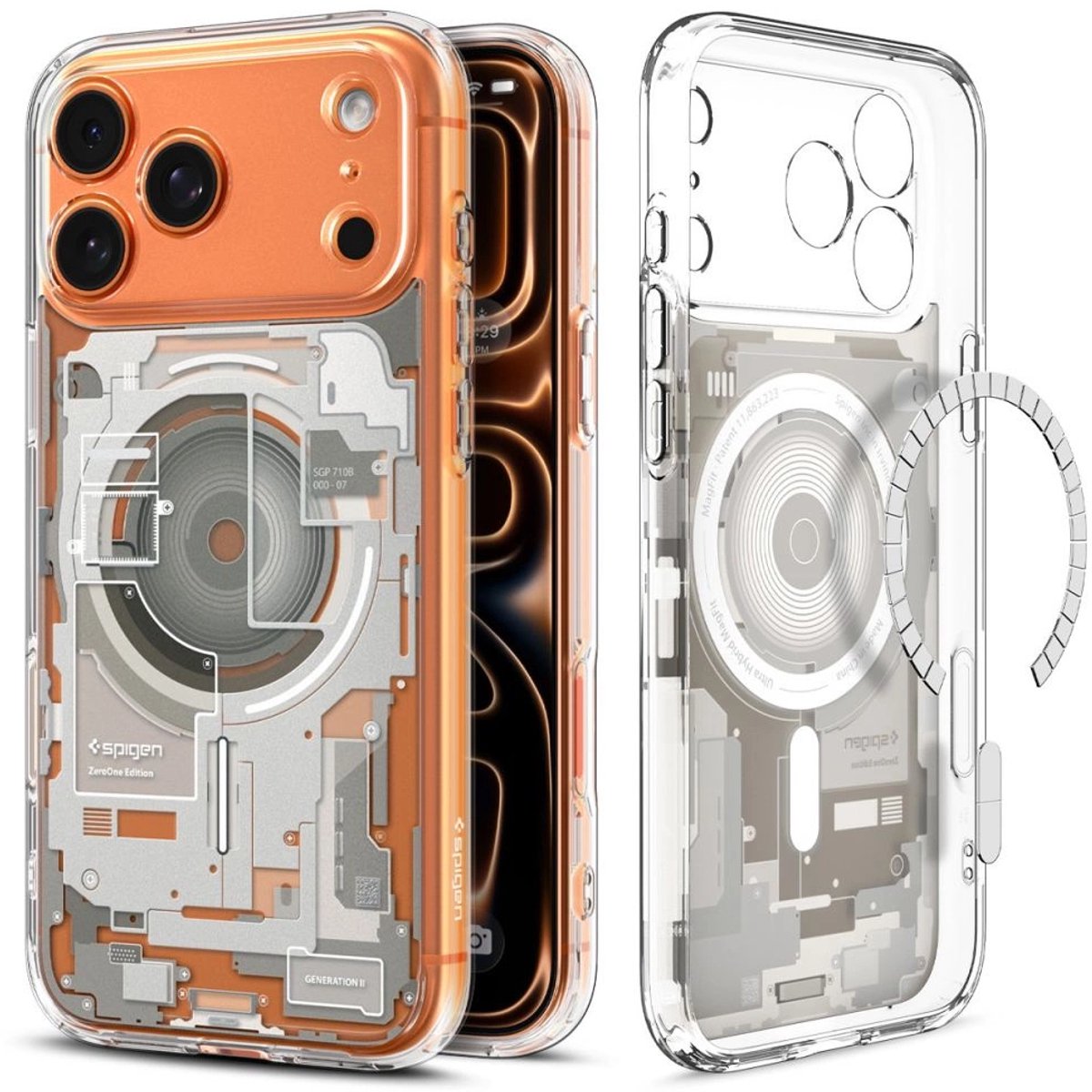 Spigen Ultra Hybride Magsafe-Hoesje Voor Iphone 17 Pro Max Ne0 One Bescherming