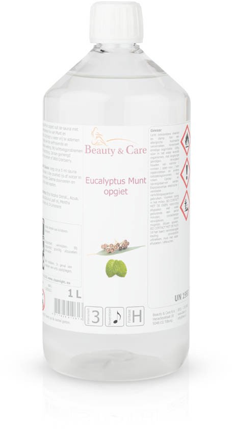 Beauty & Care - Eucalyptus Munt sauna opgiet - 1 L. new