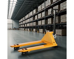 Handpalletwagen - Pallettruck - Laadvermogen 2500 kg - Vork 1220 x 685 mm - Hefhoogte 8,5–18 cm