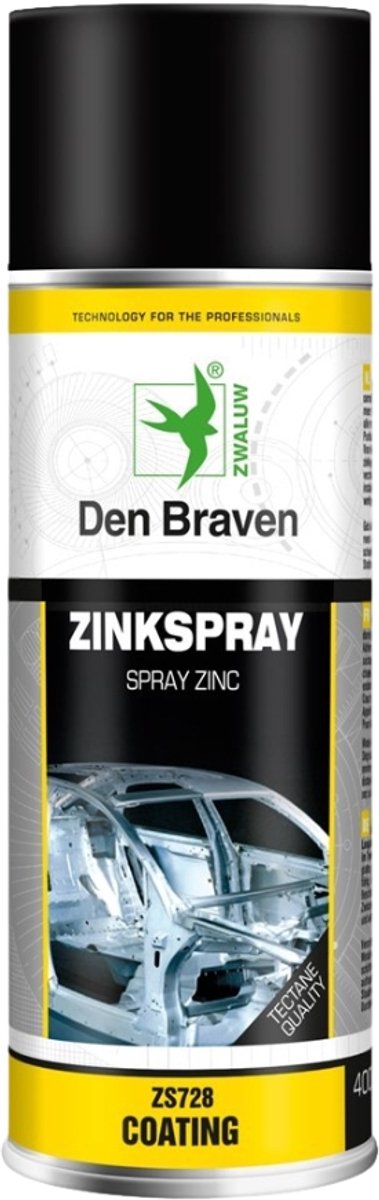 Zwaluw - Zink - Alu spray - Glans - 400 ml - Za - 574