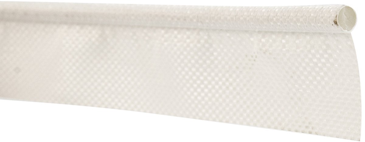 Caravanpees 7mm wit enkele vlag
