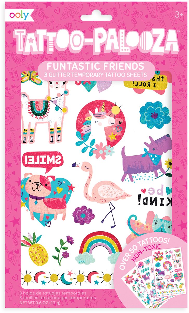 Ooly - Tattoo Palooza - Temporary tattoos - Funtastic friends