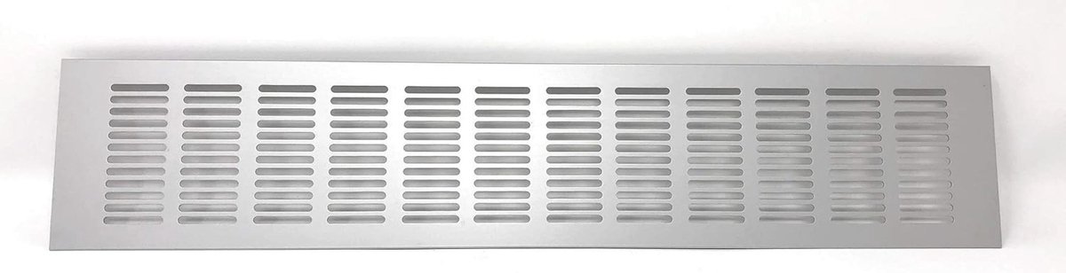 Ventilatierooster Aluminium 100 x 500 mm - Ideaal voor Meubels en Radiatoren