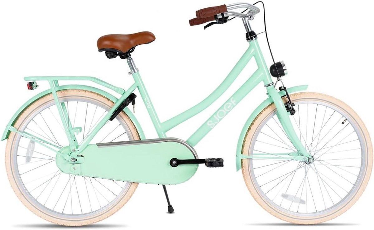 Meisjesfiets 24 inch - Verstelbaar Zadel & Stuur - Met Terugtraprem en Handrem
