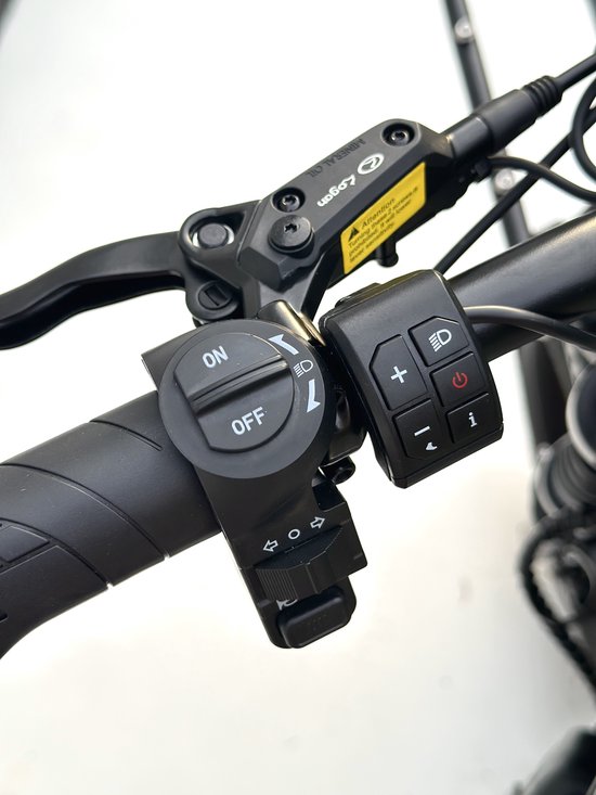 Vilolux® Fatbike electrisch - Fatbike - X80 PRO - V20 Design - 2025 / 2026 Model - Legaal - Rijklaar geleverd - 2 Jaar garantie - Telefoontasje - Hydraulische remmen - Alarm - NFC Key unlock - GPS - Zwart van Merkloos — afbeelding 2