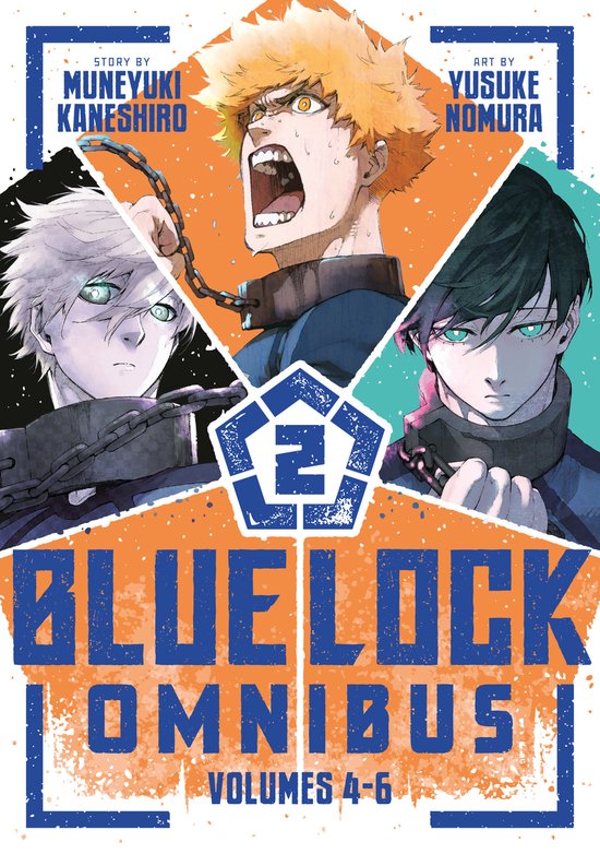 Blue Lock Omnibus- Blue Lock Omnibus 2 (Vol. 4-6) - cover