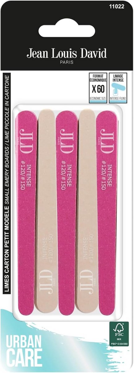 Nagelvijlen FSC-hout 60 stuks - Perfecte Manicure