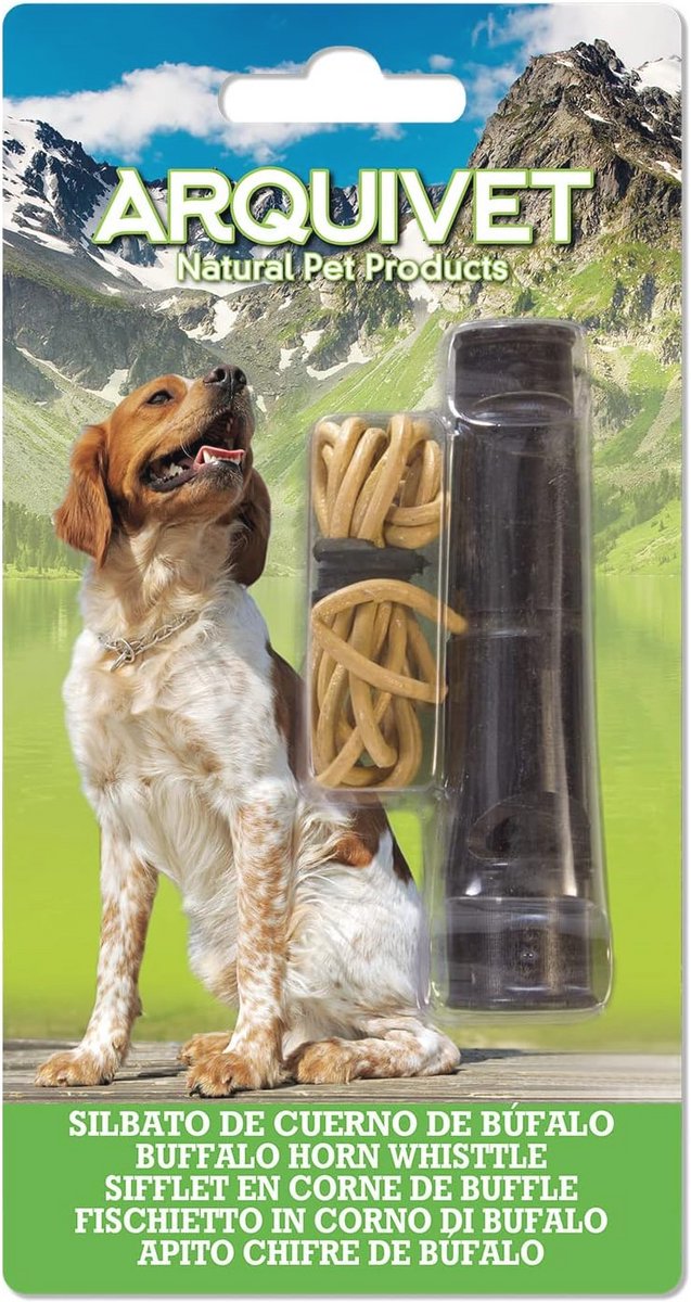 Buffelhoorn Fluitje voor Hondentraining - 9 cm
