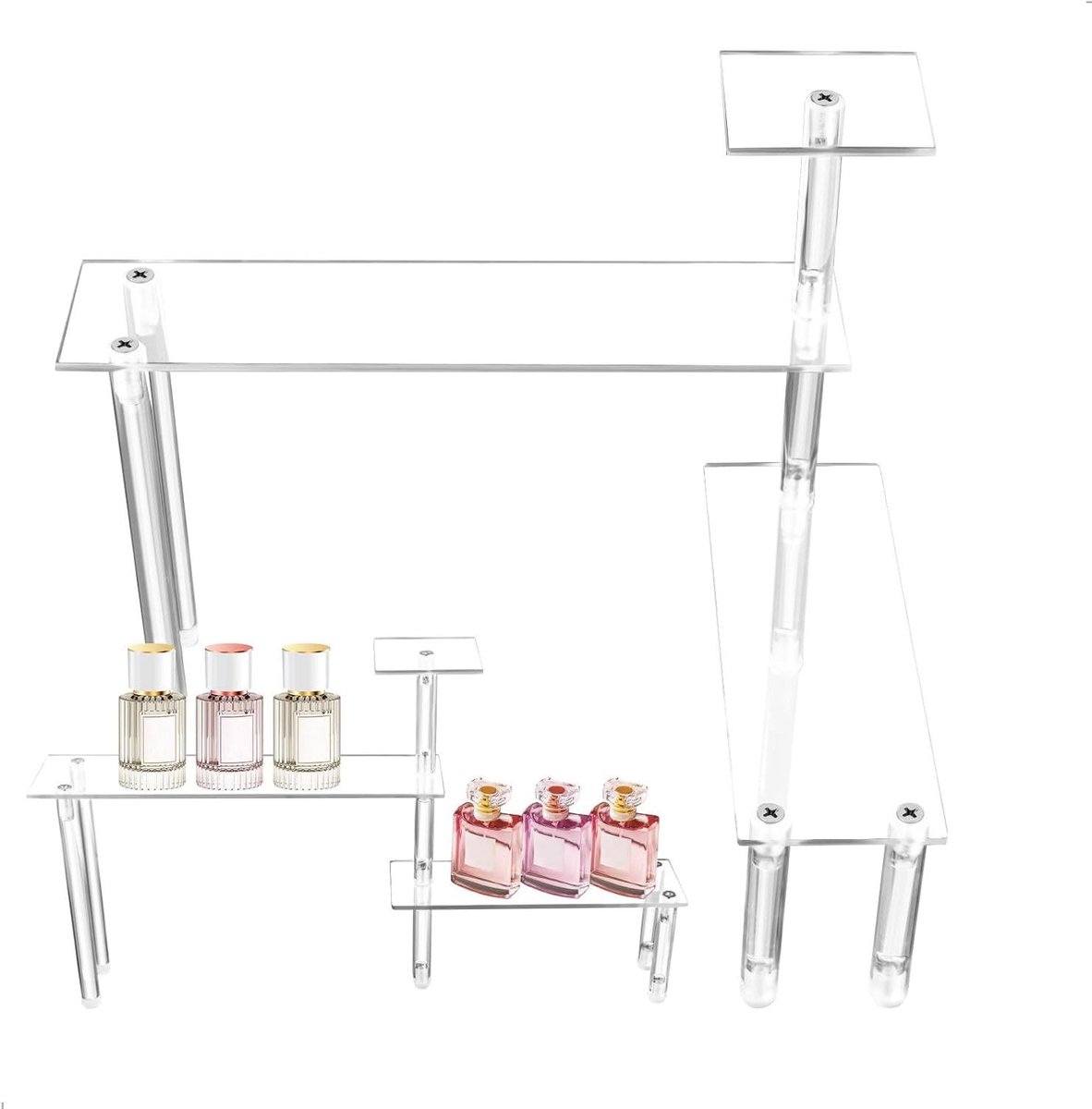 Allecta - Acryl Parfumorganizer Standaard voor kleine ornamenten, taartjes en nagellak