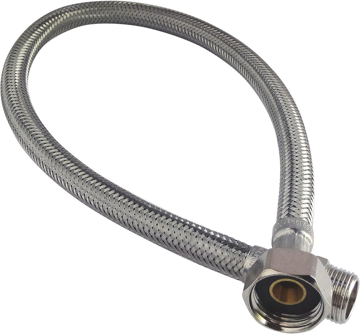 Flexibele sanitaire slang 3/8 inch met draaimoer 1/2 inch - Roestvrij staal en EPDM, 300 m