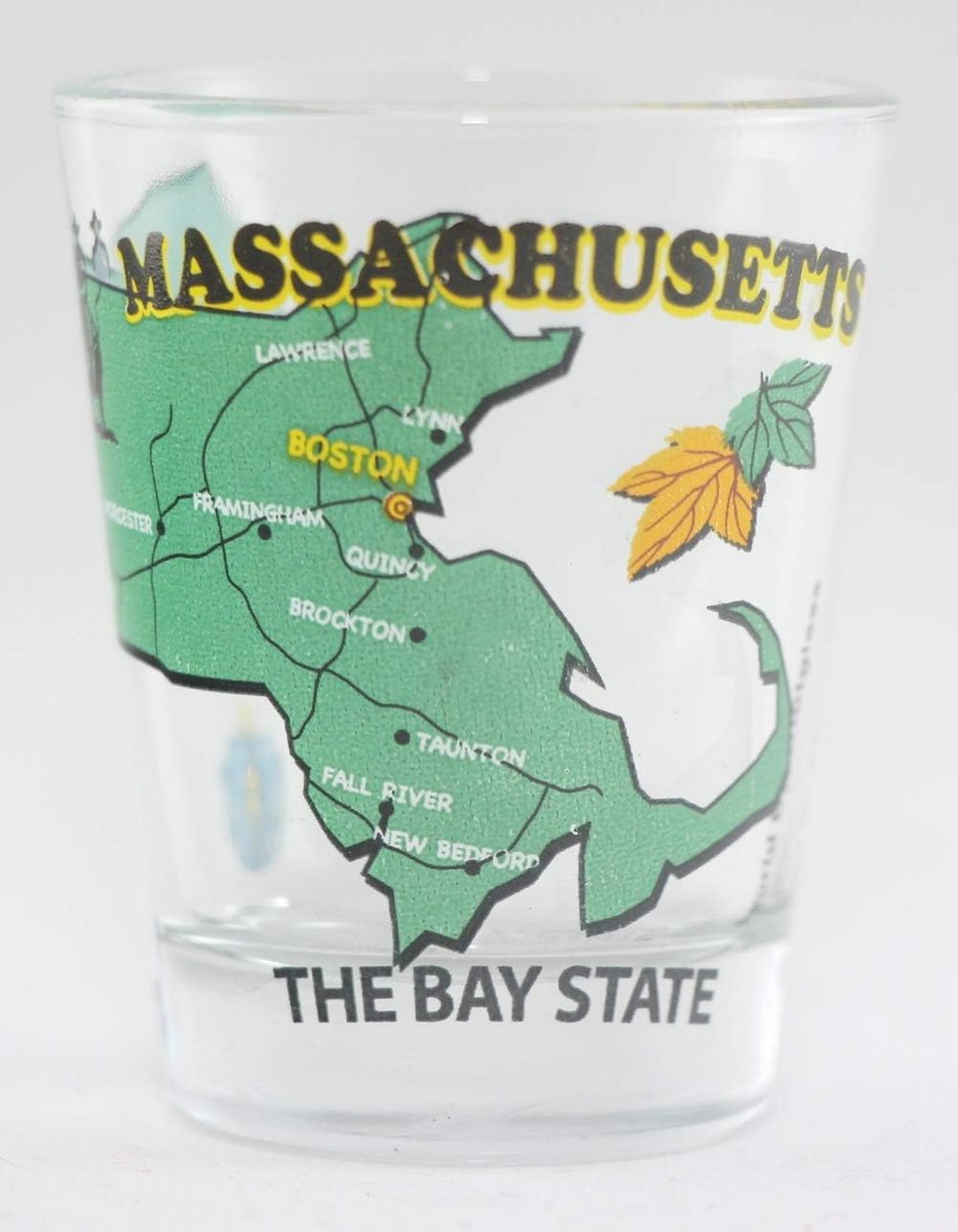 Massachusetts Souvenir Shot Glass - All-American Collection
