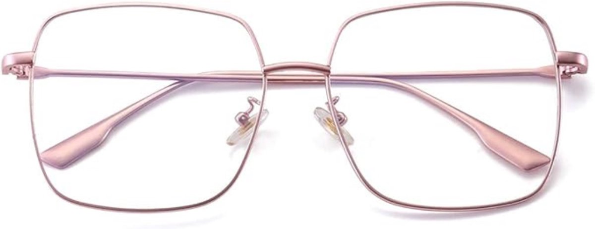 Blauw Licht Bril Zonder Sterkte - Blue Light Glasses - Computerbril - Roze