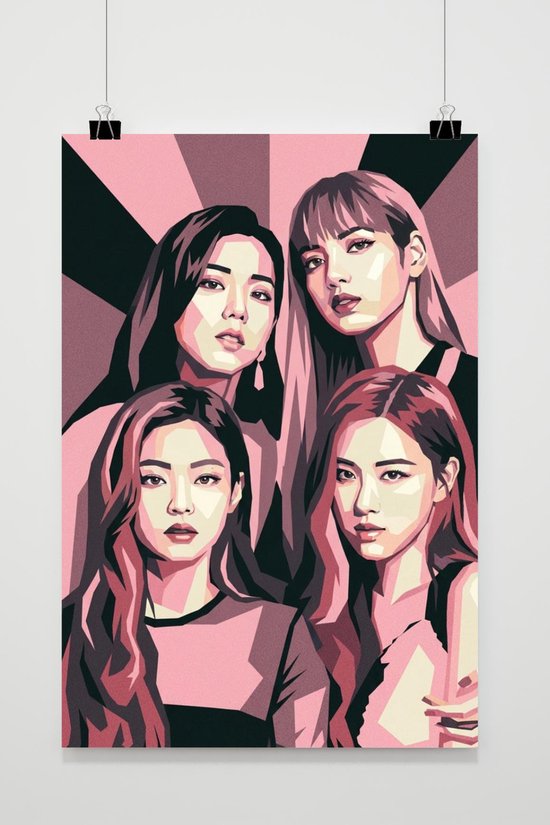 BLACKPINK Poster - Affiches Musicales - Kpop - Groupe de Filles - Groupe - Pop Art - Décoration Murale Salon - Papier 180 grammes - XS7270WV - Format 30 x 40 cm
