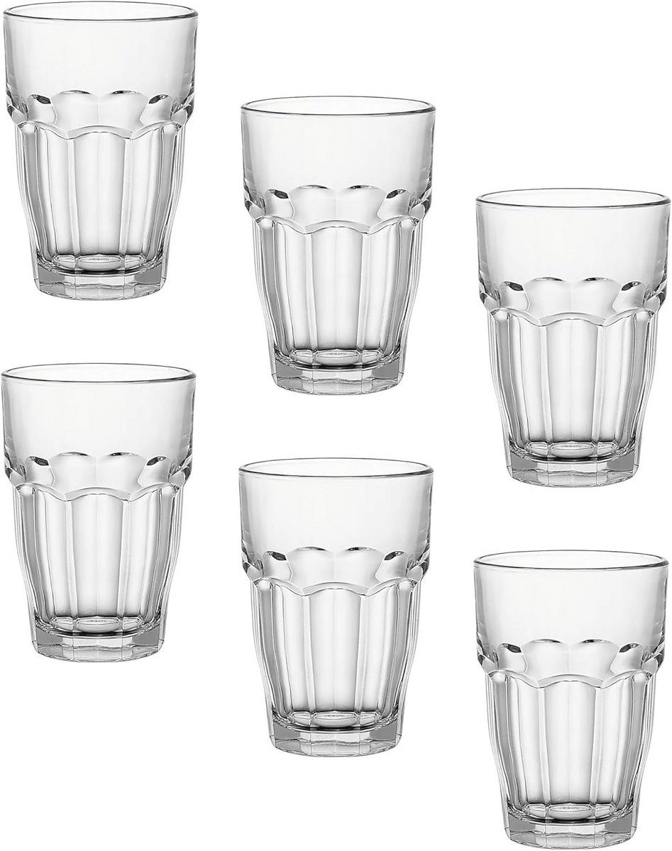 Transparante Longdrinkglazen Set van 6 - 370ml, Stijlvol en Veelzijdig