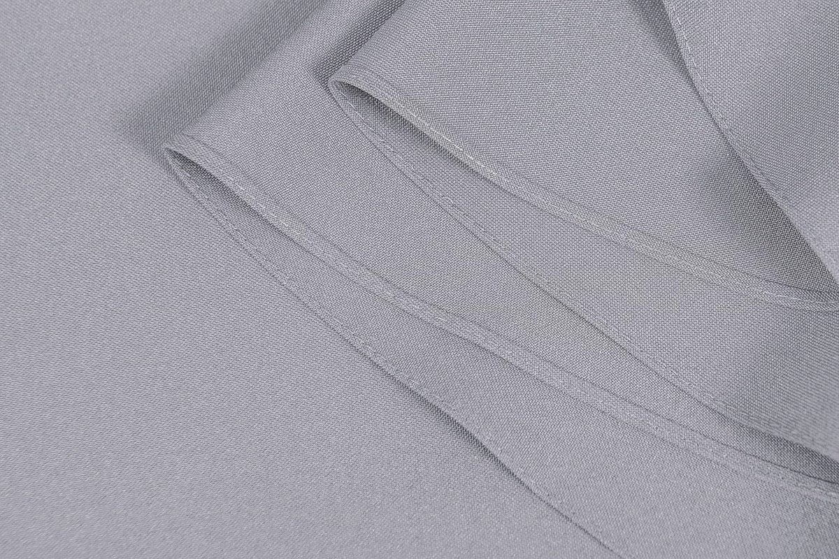 Rond Tafelkleed Ø 140 cm - Grijs Tafellinnen en Tafeldecoratie