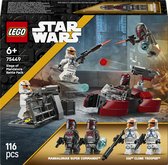 Pack de Bataille LEGO Star Wars Siège de Mandalore - Cadeau pour Garçons À Partir de 6 Ans - 75449