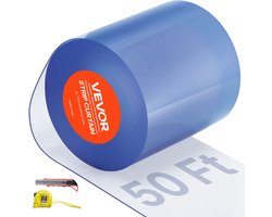VEVOR 1524x20 cm Strokengordijn Latten Lamelgordijn Zacht PVC Verkocht per Meter 2 mm