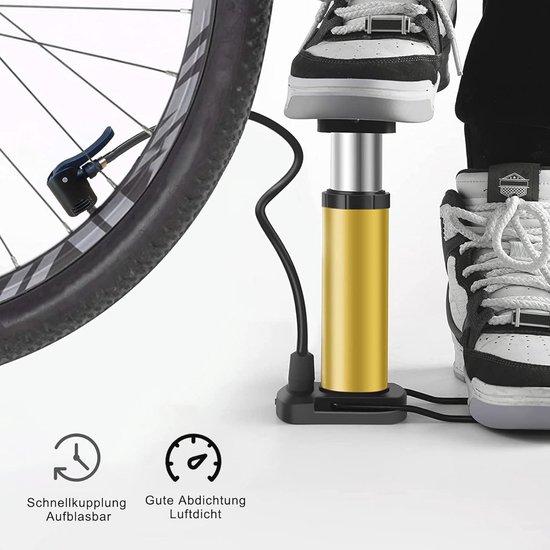 Bandenluchtpomp voor auto, motor en fiets - Autoflow, hefboom-stekker, autoventieladapter — afbeelding 3