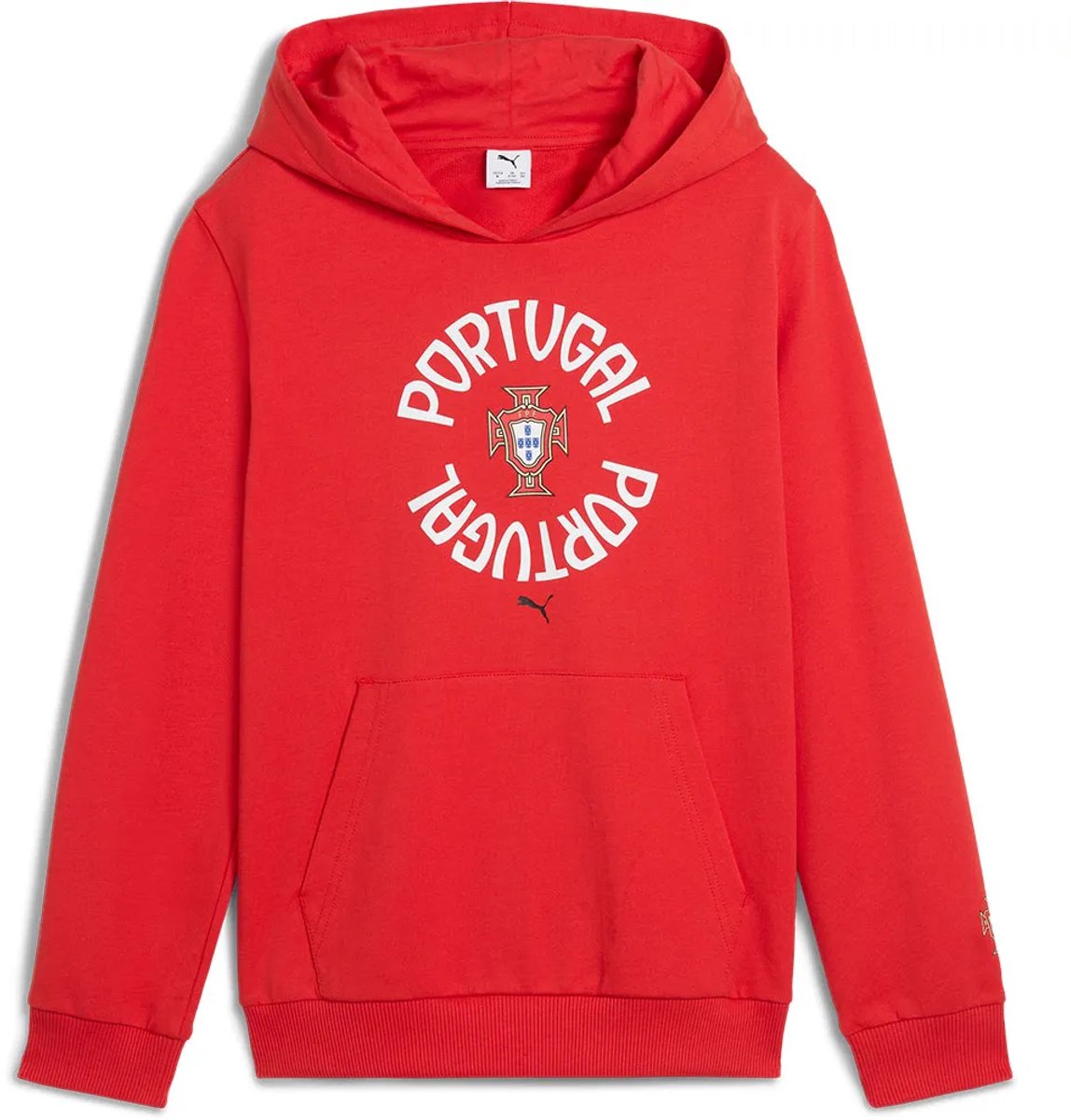 Puma Fpf Portugal Energy Hoodie 11-12 Years Jongens Meisjes Rood