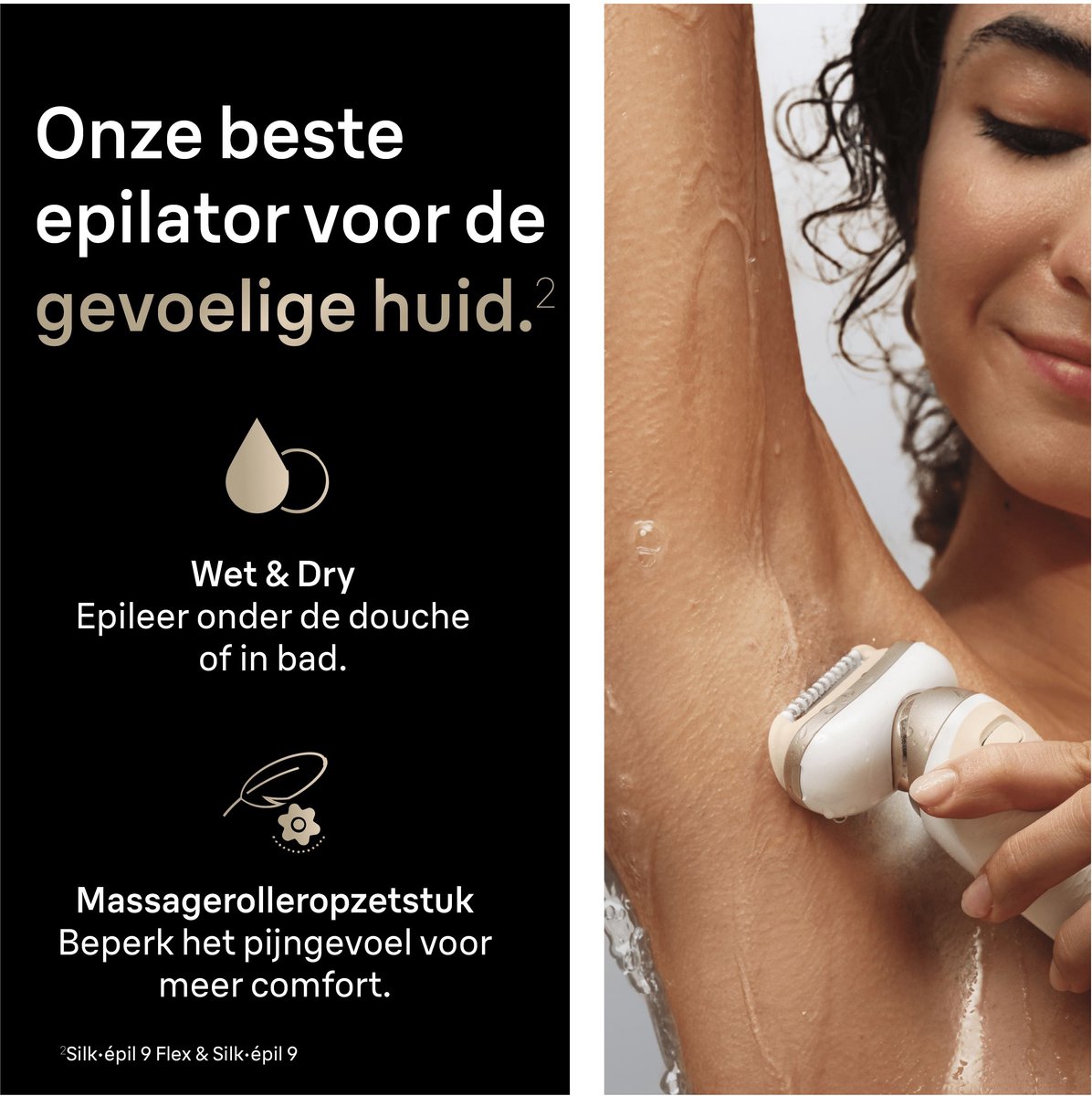Braun Silk·épil 9 Flex 9-030 3D - Wet & Dry Epilator - Langdurig Gladde Huid - Volledig Flexibele kop - Ladyshave Scheerkop en Trimmerkam thumbnail 4