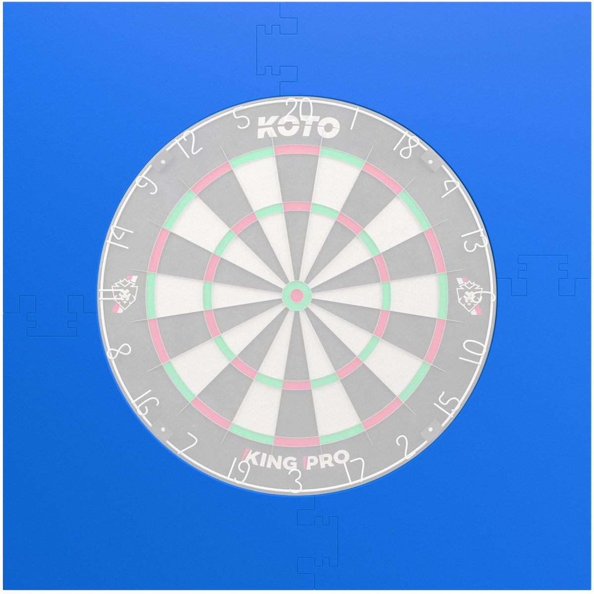 KOTO - 4PCS. Dart Surround Blauw - Vierkant - Dartbord Surround Ring - EVA - Economisch & Duurzaam - Beschermd Muren & Dartpunten