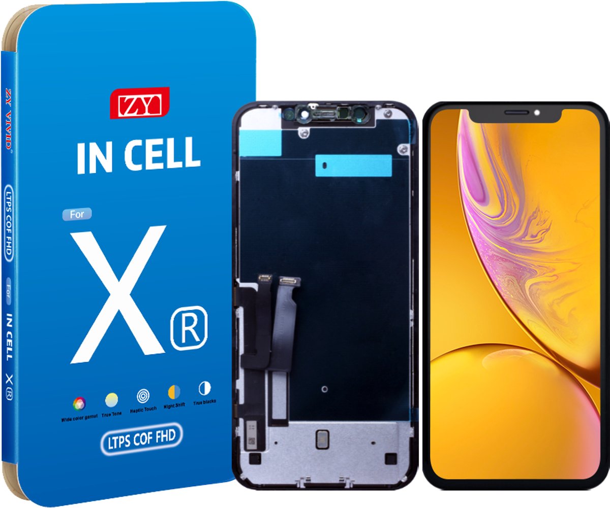 ZY Incell LTPS LCD scherm voor iPhone XR – helder display met goede touchrespons