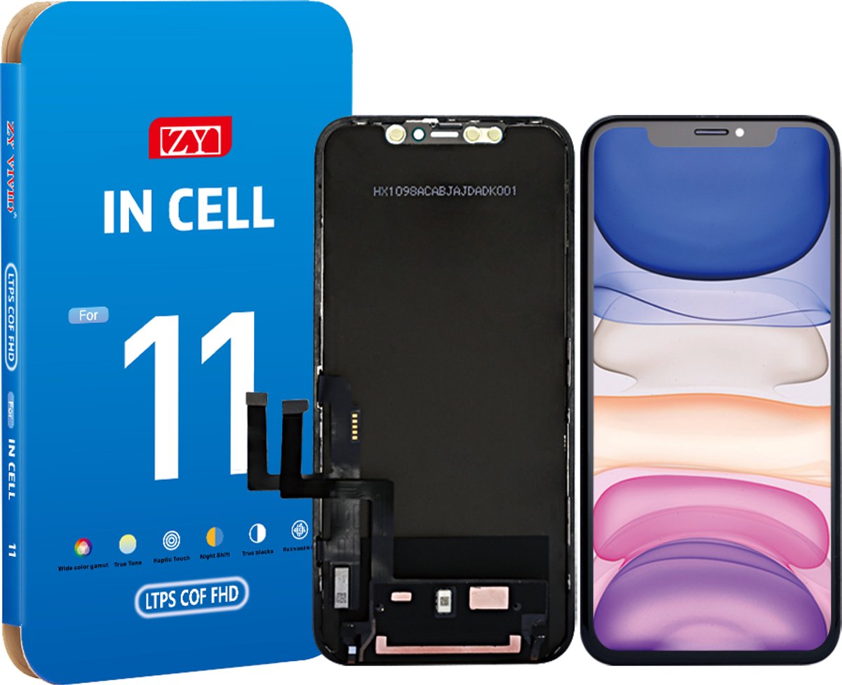 ZY Incell LTPS LCD scherm voor iPhone 11 – betrouwbaar vervangingsdisplay – IC overzetbaar