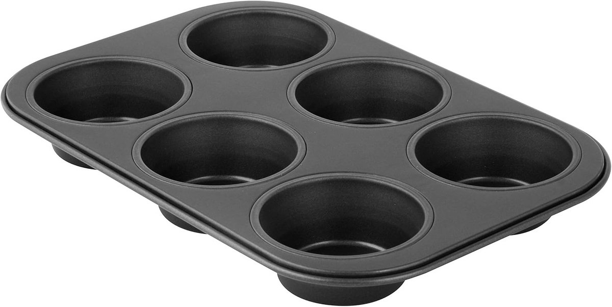 Muffinvorm voor 6 muffins - Ideaal voor sappige muffins en cupcakes