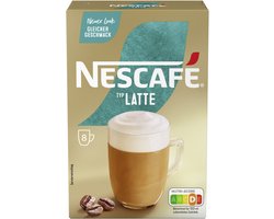 NESCAFÉ Gold Type Latte, oplosbare koffiebonen (1 x 8 x 18g)