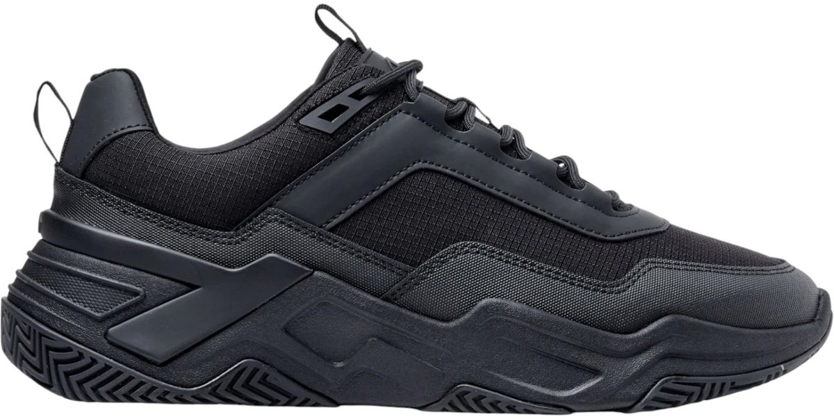 Mallet London Heren Sneaker Zwart TE4010BLKO Odyssey