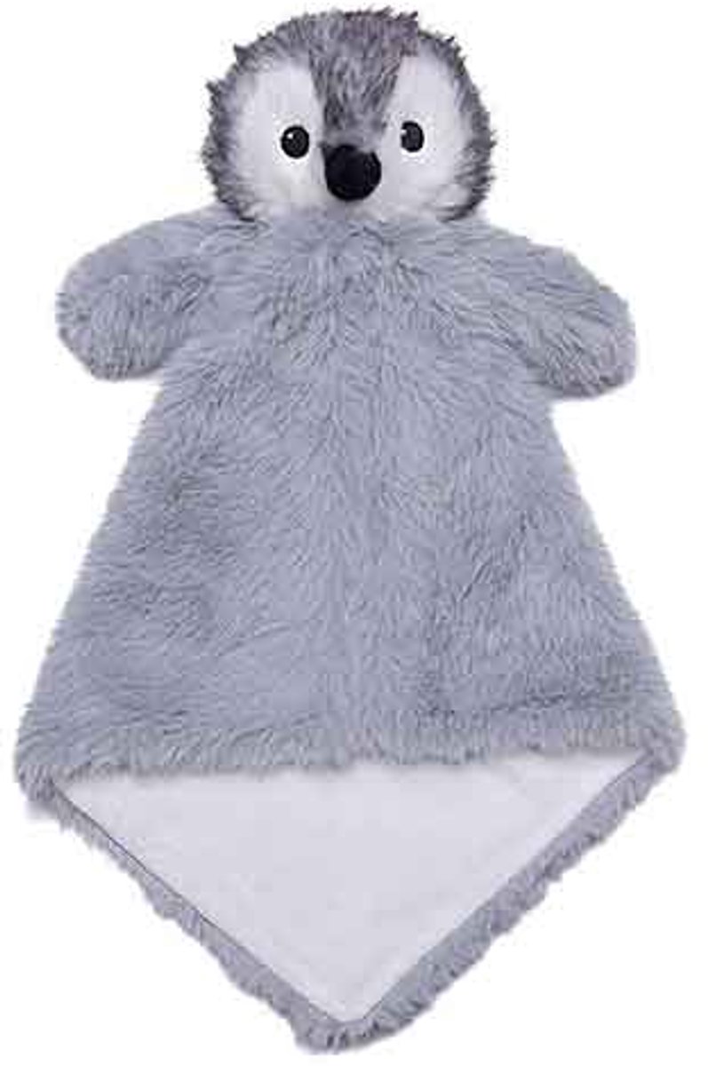 Cubbies knuffeldoekje Pinguin Pingi Luvie Collection - pinguin grijs